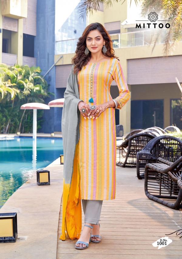 Mittoo Raashi Styles Kurti With Bottom Dupatta Collection